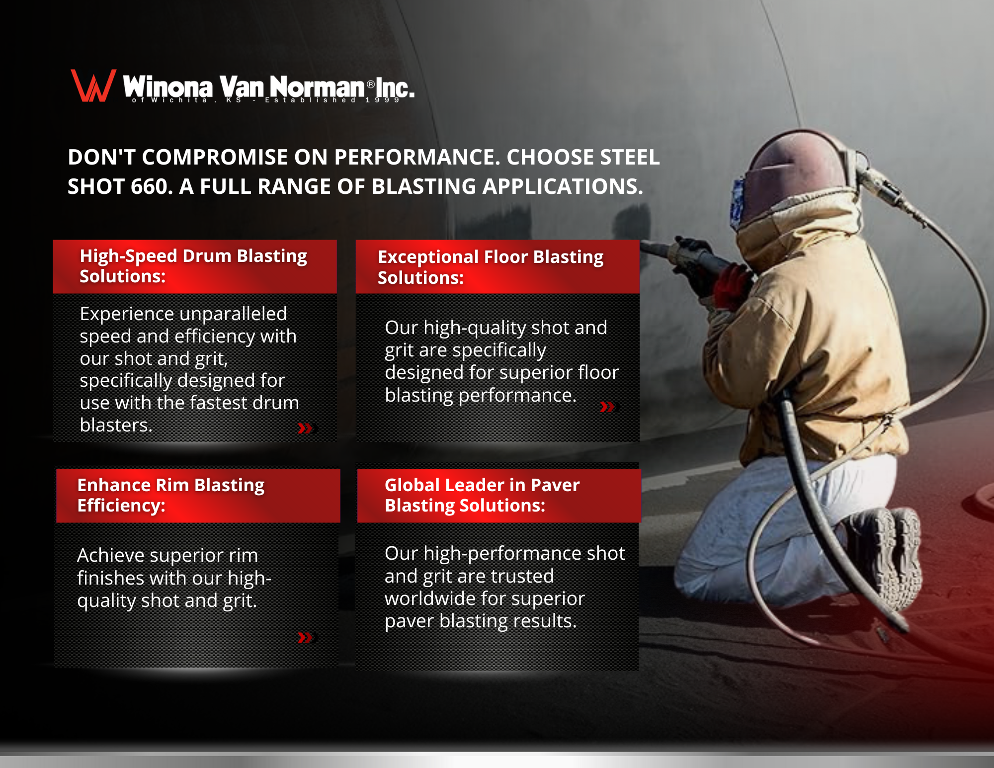 Winona-Van-Norman-S660-Steel-Shot-for-Large-Foundry-Castings