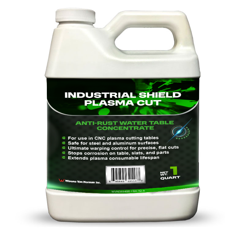 cnc-plasma-table-rust-prevention-coolant-Industrial-Shield-Plasma-Cut-1-quart-Winona-Van-Norman