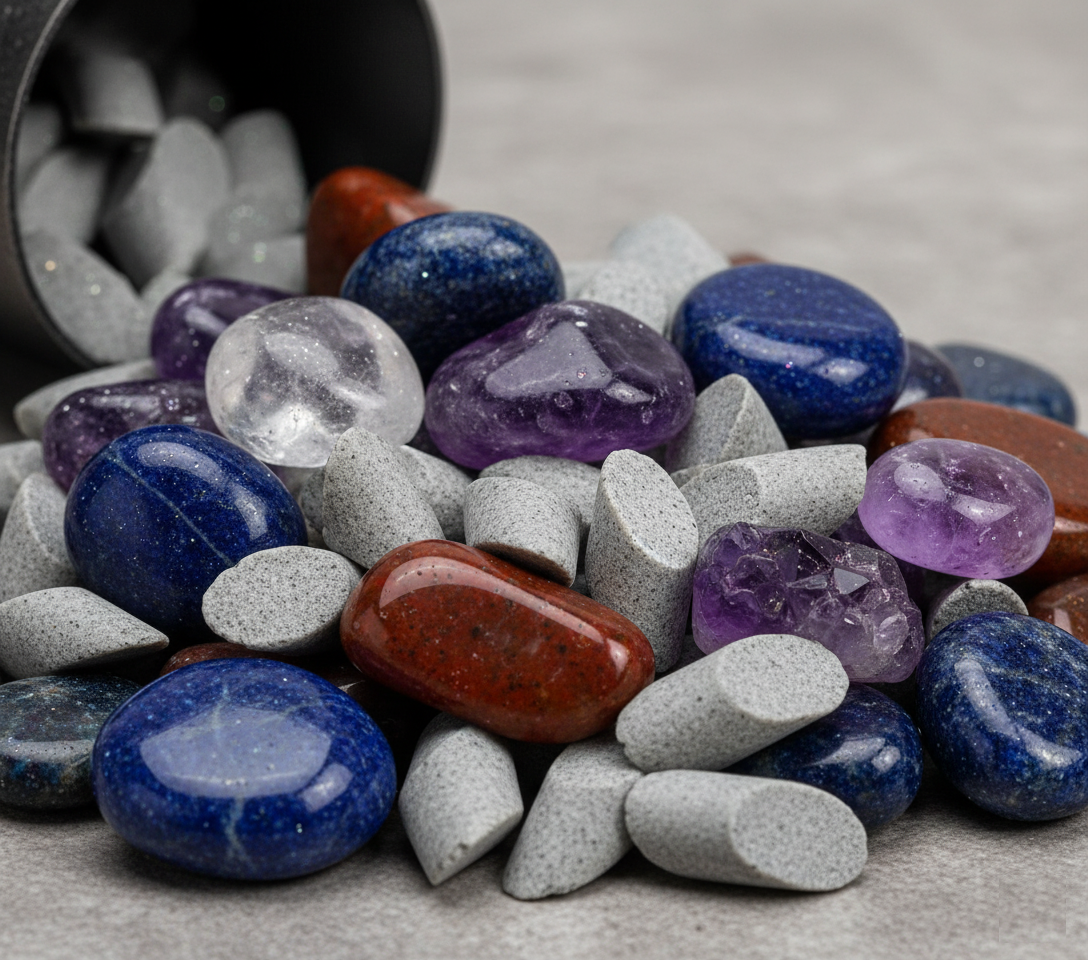 rock-tumbling-ceramic-filler-media-stone-polishing-WVN-American-made